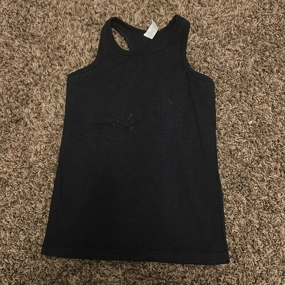Black Lululemon tank top